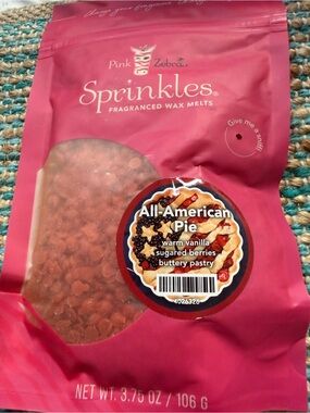 Pink Zebra Bright Pink Fragrance Sprinkles Pouch